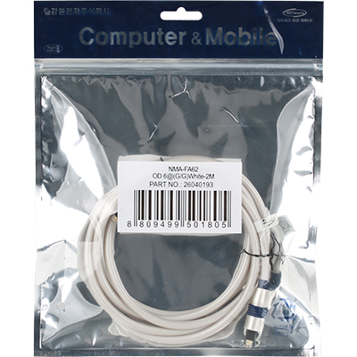 강원전자 넷메이트 NMA-FA62 디지털 광 오디오 6Ø 각각 케이블 2m