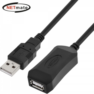 강원전자 넷메이트 USB2.0 무전원 리피터 5m (Terminus) KW-230C