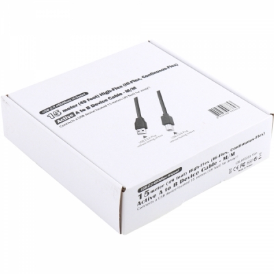 강원전자 넷메이트 USB2.0 High-Flex AM-BM 리피터 15m CBL-HFD203-15M