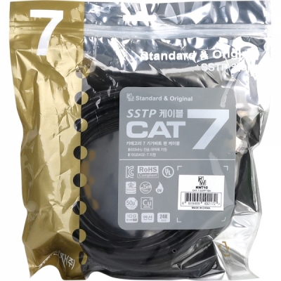 강원전자 KW CAT.7 SSTP 다이렉트 케이블 10m KW710