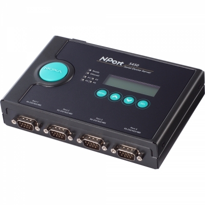 MOXA 4포트 RS232/422/485 디바이스 서버 NPort 5450