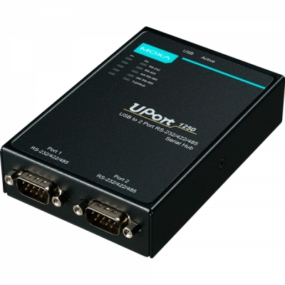 MOXA USB2.0 to 2포트 RS232/422/485 시리얼 컨버터 UPort 1250