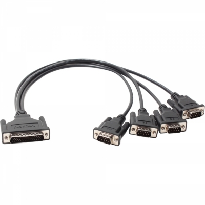MOXA 4포트 시리얼카드 케이블 0.5m CBL-M44M9x4-50