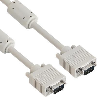 강원전자 넷메이트 RGB 3+6 모니터 케이블 10m (베이지) NMC-R100GN