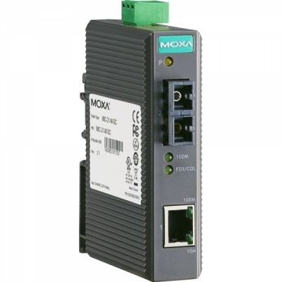 MOXA 산업용 멀티모드 이더넷 광 컨버터(SC/멀티/5Km/1300nm) IMC-21-M-SC