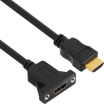 강원전자 넷메이트 HDMI 1.4 연장 판넬형 케이블 0.5m NMC-HP05