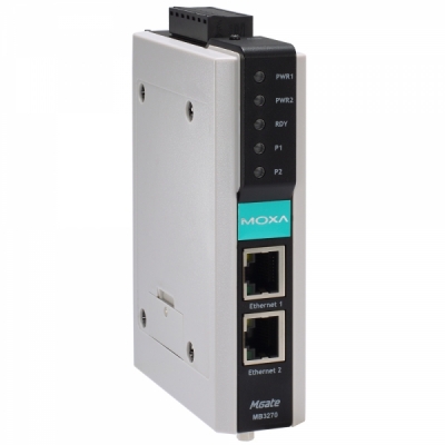 MOXA 2포트 Modbus RTU/ASCII to TCP 게이트웨이 MGate MB3270