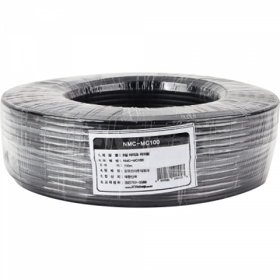 강원전자 넷메이트 2심 마이크 케이블 100m NMC-MC100