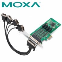 MOXA 4포트 PCI Express RS232/422/485 시리얼카드 CP-114EL-DB9M