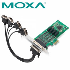 MOXA 4포트 PCI Express RS232/422/485 시리얼카드 CP-114EL-DB9M