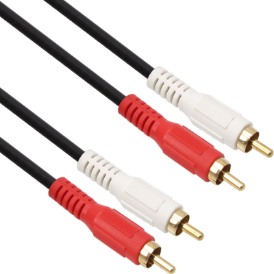 강원전자 넷메이트 RCA 2선 케이블(5mm) 1.5m NMA-2R015M