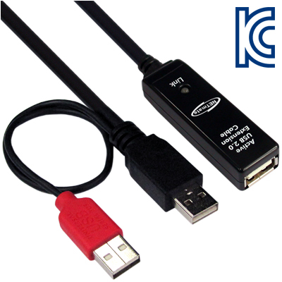 강원전자 넷메이트 USB2.0 무전원 리피터 20m CBL-203A-20M