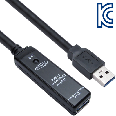 강원전자 넷메이트 USB3.0 리피터 15m (전원 아답터 포함) CBL-302-15M