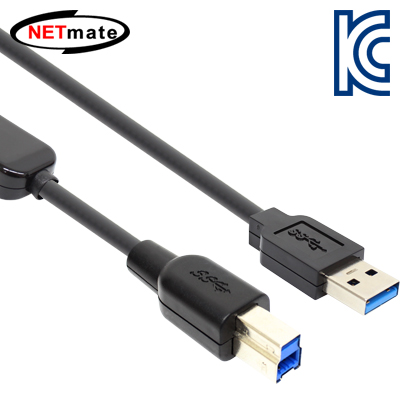 강원전자 넷메이트 USB3.0 AM-BM 리피터 30m CBL-D302-30M