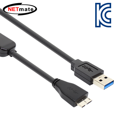 강원전자 넷메이트 USB3.0 AM-MicroB 리피터 10m CBL-D302MB-10M