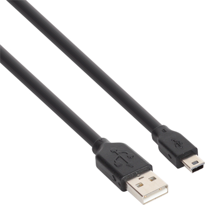 강원전자 넷메이트 USB2.0 High-Flex AM-Mini 5핀 케이블 2m CBL-HFPD203MB-2M