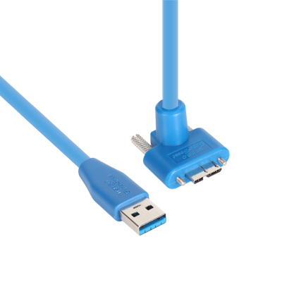 강원전자 넷메이트 USB3.0 High-Flex AM-MicroB(위쪽 꺾임) 케이블 2m CBL-HFPD302MBS-2mUA