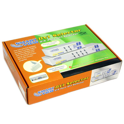 강원전자 넷메이트 고해상도 DVI 4:1 모니터 수동선택기 DRM-1714F PLUS