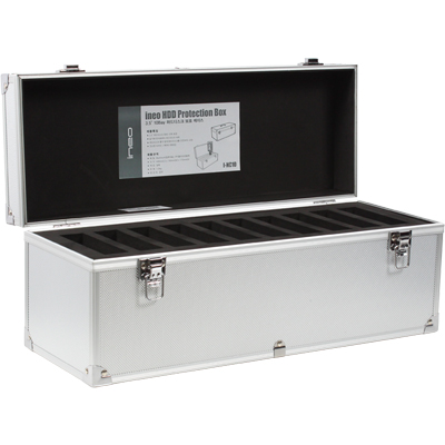 ineo 알루미늄 하드디스크 보관함(3.5 10Bay) I-NC10