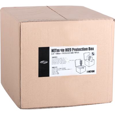 강원전자 넷메이트 다용도 알루미늄 하드디스크 보관함(3.5 10Bay) I-NC10K