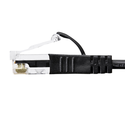 강원전자 산와서플라이 CAT.6 UTP다이렉트 초슬림 케이블 1m KB-SL6-01BK