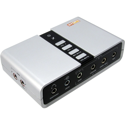 강원전자 넷메이트 7.1채널 USB2.0 사운드 박스(S/PDIF 지원) M-330