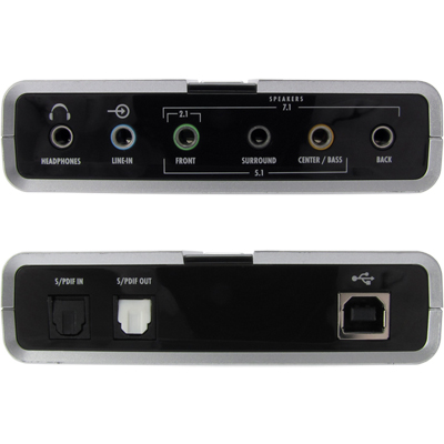 강원전자 넷메이트 7.1채널 USB2.0 사운드 박스(S/PDIF 지원) M-330