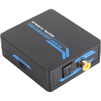 강원전자 넷메이트 디지털 to 아날로그 오디오 컨버터[Coaxial(동축) or SPDIF(광) to RCA + Stereo] NM-ACT01