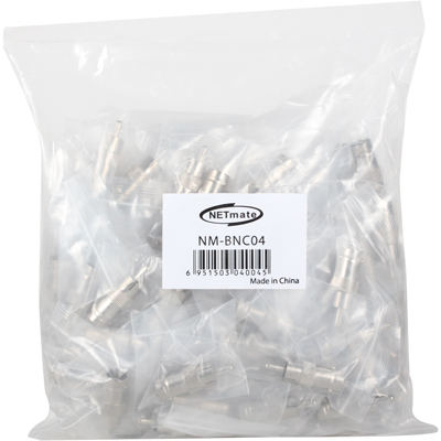 강원전자 넷메이트 NM-BNC04 BNC(F)-RCA(M) 젠더(100개) NM-BNC04(100개)