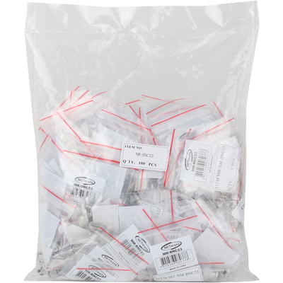 강원전자 넷메이트 BNC 4C 압착 커넥터(50ohm/100개) NM-BNC23(100개)