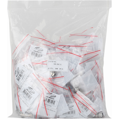 강원전자 넷메이트 BNC 5C 조립형 커넥터(50ohm/3 Piece Set/100개) NM-BNC41(100개)