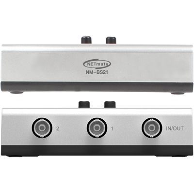 강원전자 넷메이트 BNC 2:1 양방향 수동선택기(벽걸이형) NM-BS21