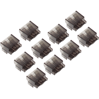 강원전자 넷메이트 LC 광 케이블 잠금장치(블랙/10개/NM-FL01G 전용) NM-FL02G