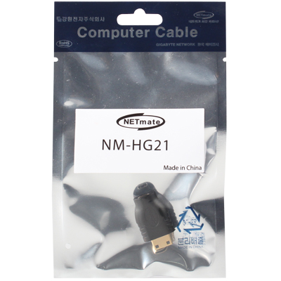 강원전자 넷메이트 Micro HDMI to Mini HDMI 젠더 NM-HG21
