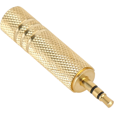 강원전자 넷메이트 3.5M/5.5F 스테레오 젠더(골드메탈) NM-JR07