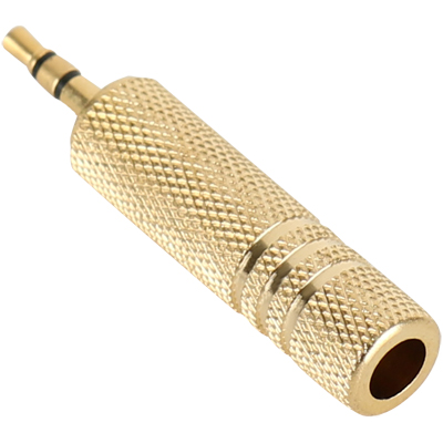 강원전자 넷메이트 3.5M/5.5F 스테레오 젠더(골드메탈) NM-JR07