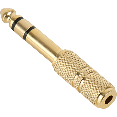 강원전자 넷메이트 5.5M/3.5F 스테레오 젠더(골드메탈) NM-JR09