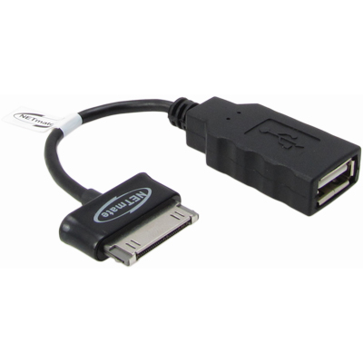 강원전자 넷메이트 갤럭시탭(10.1/8.9 전용) USB OTG 케이블(블랙) NM-OTG-03GTBK