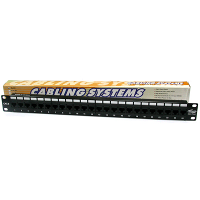 강원전자 넷메이트 CAT.6 24포트 패치 판넬 NM-P246