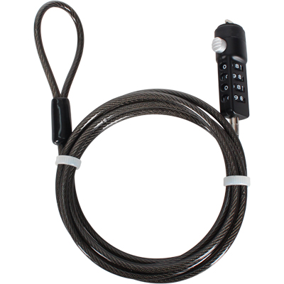 강원전자 넷메이트 노트북 도난방지 와이어 잠금장치(다이얼 타입/mm4.5mm/1.8m) NM-SLL02