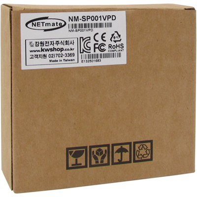 강원전자 넷메이트 영상(BNC)+전원+데이터 통합 서지보호기 NM-SP001VPD