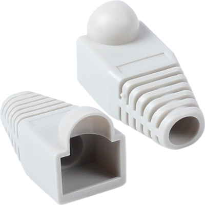 강원전자 플러그마스터 RJ-45 통부트(6mm/그레이/100개) NM-SR001G