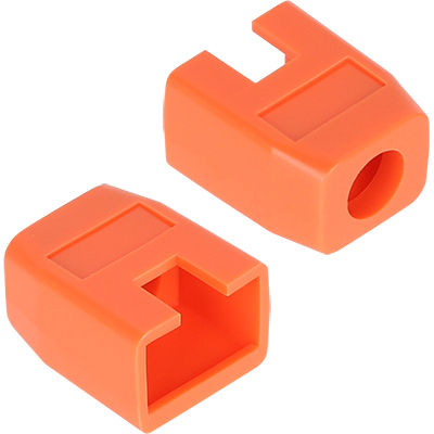 강원전자 플러그마스터 RJ-45 각부트(6mm/오렌지/100개) NM-SR003YR