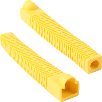 강원전자 플러그마스터 NM-SR013Y RJ-45 롱타입 통부트(6Ø/옐로우/낱개)