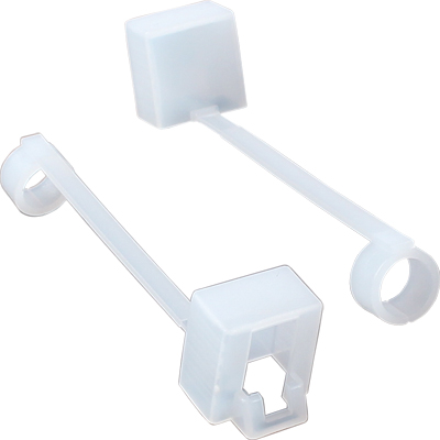 강원전자 플러그마스터 RJ-45 플러그 가이드 일체형 보호커버(클리어/100개) NM-SR018