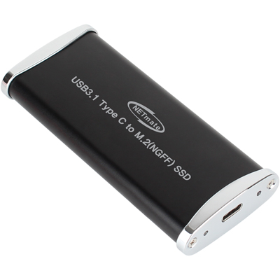 강원전자 넷메이트 USB3.1 Gen2 Type C M.2(NGFF) SSD 케이스(SSD미포함) NM-SSC7