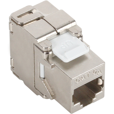 강원전자 넷메이트 CAT.6A STP Toolless 키스톤잭(180도) NM-SUK09