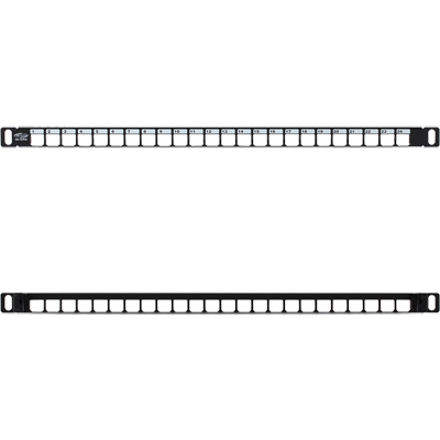 강원전자 넷메이트 24포트 키스톤잭 마운팅 판넬(0.5U) NM-SUP05
