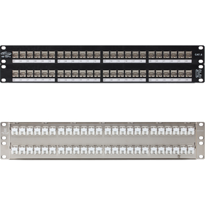 강원전자 넷메이트 CAT.6 STP 48포트 키스톤잭 판넬(2U) NM-SUP13