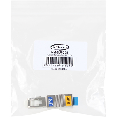 강원전자 넷메이트 SC/UPC 싱글모드 광 감쇠기(5dB) NM-SUPC05